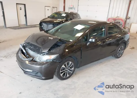 2013 Honda Civic Ex из США, поврежденный, VIN 19XFB2F85DE028354